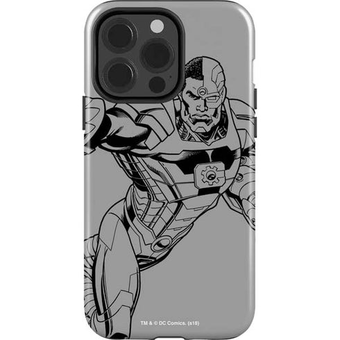DC Comics Cyborg Comic Pop iPhone 15 Pro Impact Case